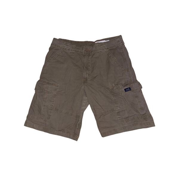 Wrangler Relaxed Fit Men's Cargo Pocket Shorts Brown Size 32 - Picture 1 of 4